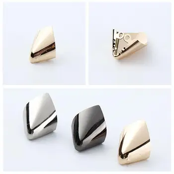 

1pair Toe Cap Shoes Toes Protection Metal Material Broken High Reapair Clips For Decorations Sliver Shoe Heels Gold Accesso P8J3