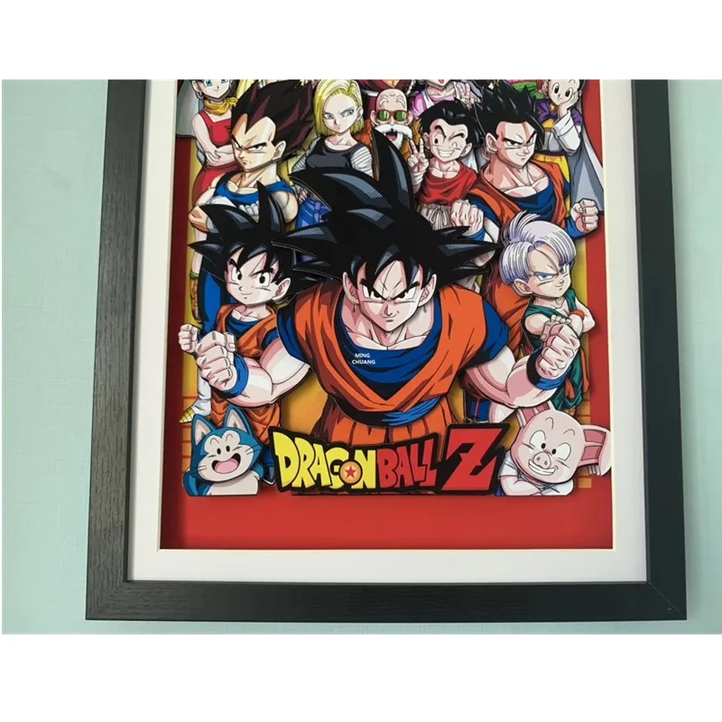 18 "Dragon Ball Z семейный портрет 3D стереограф ручная работа декоративная бумага для рисования галерея фигурка игрушка коробка 45 см V528