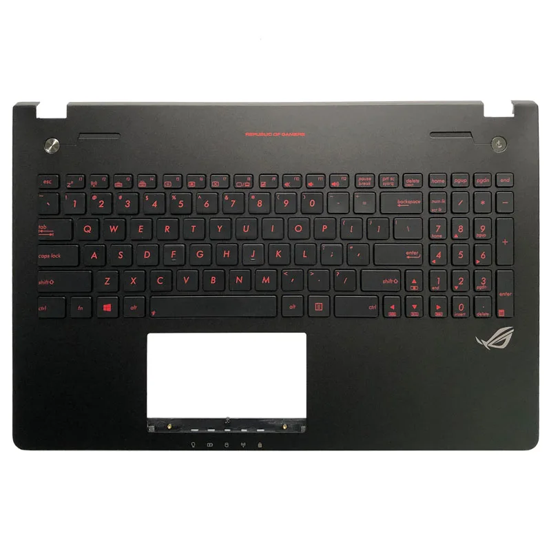 Клавиатура для ноутбука с подсветкой ASUS G56 G56JK N56JR G56JR N56JN N56JK Подставка рук верхняя