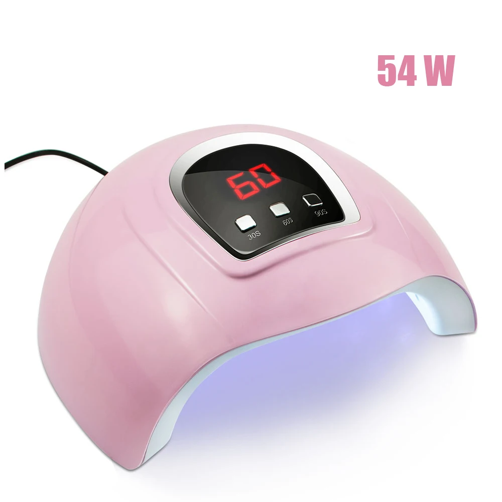 Conjunto de Unhas Secador com 10 Luz Unha Polonês Conjunto 20 Cor Gel Arte Broca Elétrica 120w - 54w uv Led 15 Cheap Conjuntos e kits