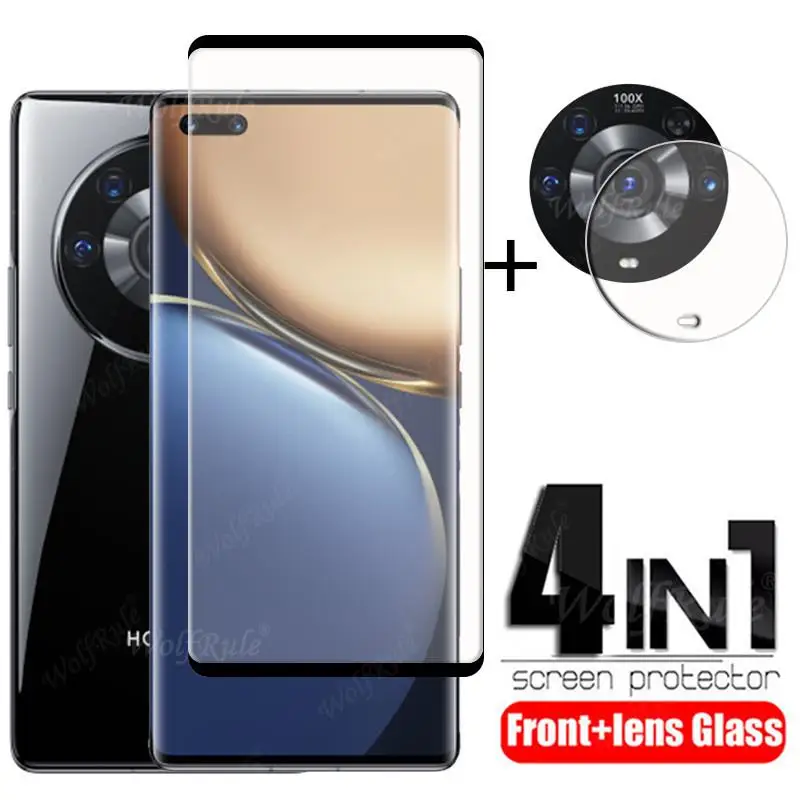 4 In 1 Per Huawei Honor Magic 3 Pro Glass Per Honor Magic 3 Pro Pellicola Proteggi Schermo In Vetro Temperato Per Honor Magic 3 Pro Pellicola Per Lent