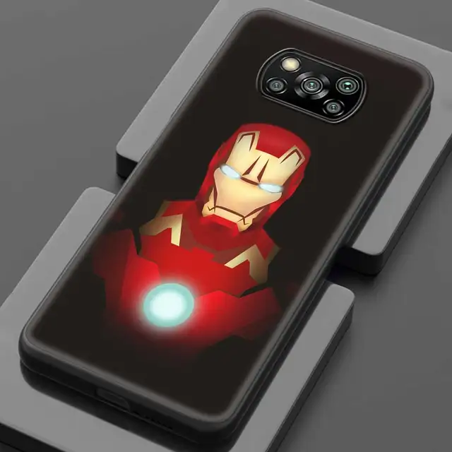 Case For Xiaomi POCO X3 NFC X3 M3 M4 Pro F3 GT F1 Coque for Mi 11T 10T Pro 9T 11 Note 10 Lite Civi Fundas Marvel Avengers Comics B08