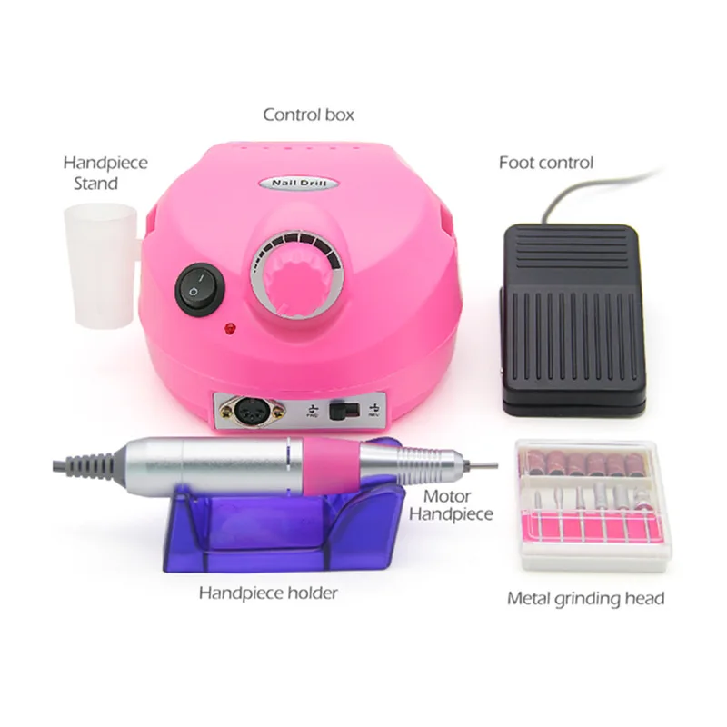 

Nail Polisher 25000 Transformation Polisher Nail Polisher Electric Nail manicure machine drills Cutters for manicure nozzle