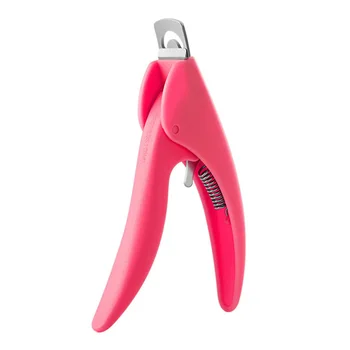 

4PCS Nail Clipper Professional Manicure Scissors U-shaped Nail Edge Cutter Manicure Tools (Red Black Rosy Light Blue)