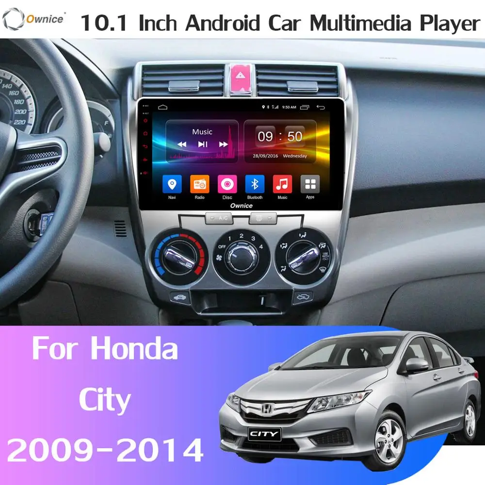 Cheap 360°Panoramic 4G SIM WiFi Android 9.0 8Core 4+64G GPS Radio DSP CarPlay Car Multimedia Player GPS Radio for Honda City 2009-2014 1