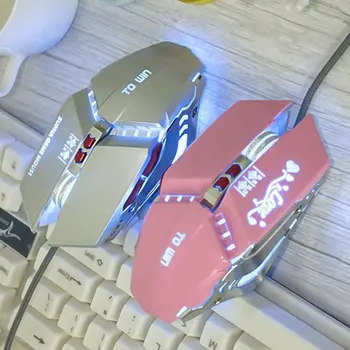 

Gun Mechanical Metal Macro Definition Mouse Usb Light Mouse Rgb Gaming Mouse Computer Accessories in stock