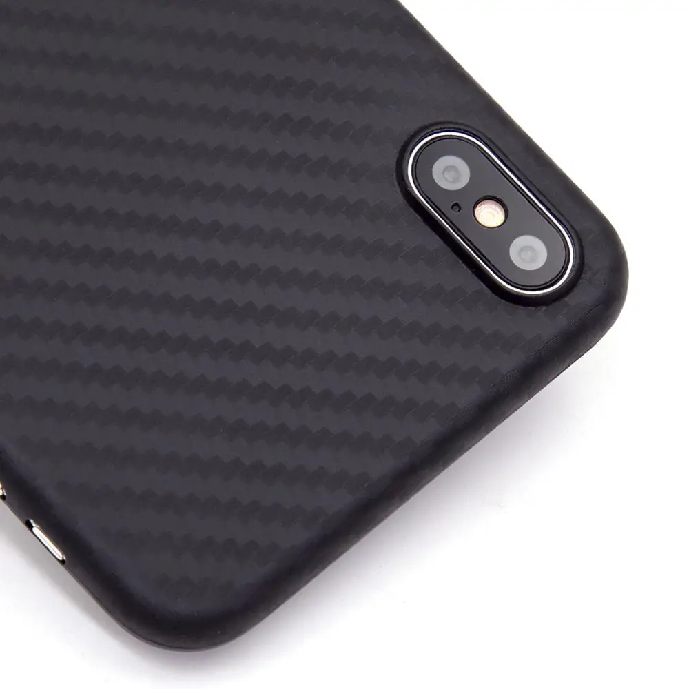 New 6.7inch S20 Smart Mobile CellPhone Handset ?500pcs Light PP Carbon Fiber Grain Protective Cover For IPhone XR iphone Xs Max IPhoneX Xs Case Ultra-thin Frosted Phone Cases