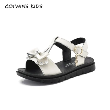 

CCTWINS Kids Shoes 2020 Summer Children Genuine Leather Flat Baby Girls Butterfly Shoes Toddlers Princess Sandals PS978