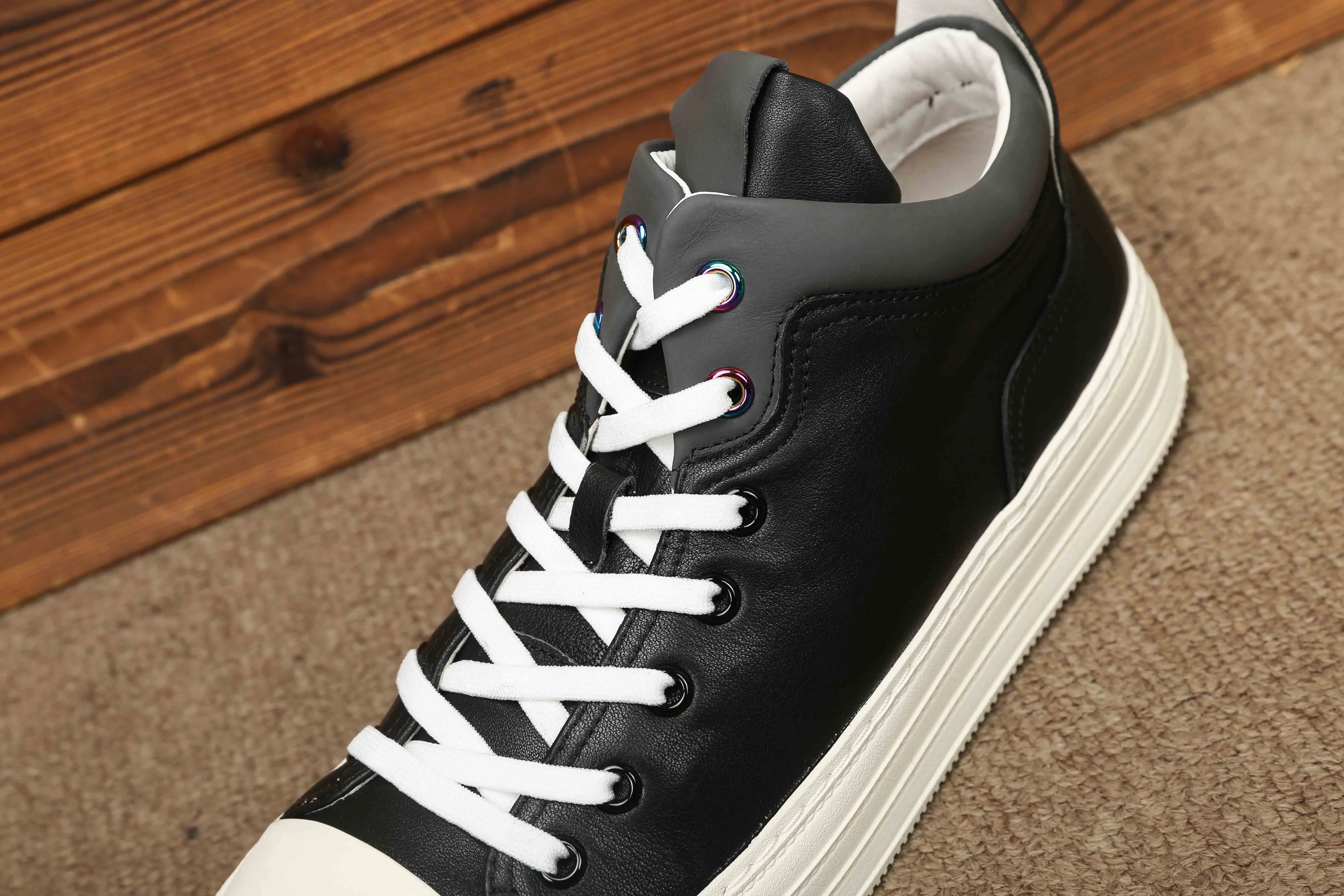 Мужские кроссовки из натуральной кожи с высоким берцем; Mannen Schoenen; Мужская обувь; дизайнерская обувь; роскошная мужская обувь; коллекция года; мужские кроссовки
