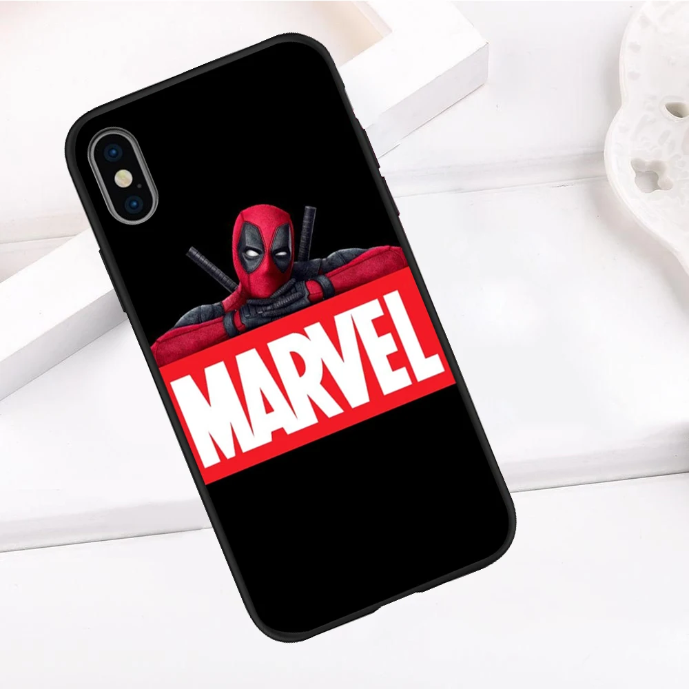 Силиконовый чехол Marvel Мстители Дэдпул для iPhone X XR XS 11 Pro Max 5 5S SE 6 6S 7 8 Plus Oneplus 5T Pro 6T чехол для телефона - Цвет: H0638