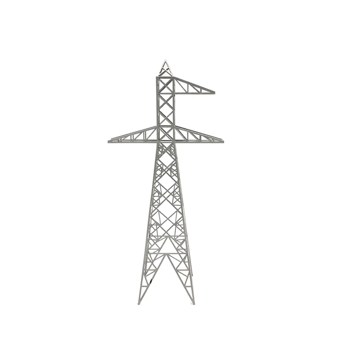 

20x4.7x4.7cm Sand Table Power Tower Model Transmission Tower Tower Model Kids Early Educational Toy Gift For Child - Silver Grey