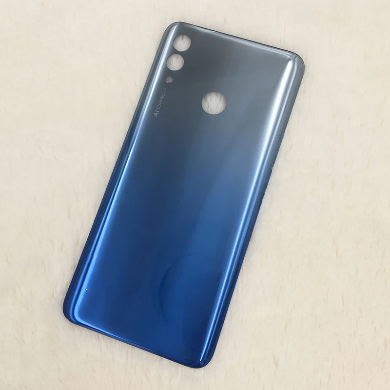 Для huawei honor 10 lite POT-LX3 L23 LX1 L21 LX2 задняя крышка батарейного отсека Корпус Задняя стеклянная часть синий черный белый градиент синий - Цвет: Gradient blue