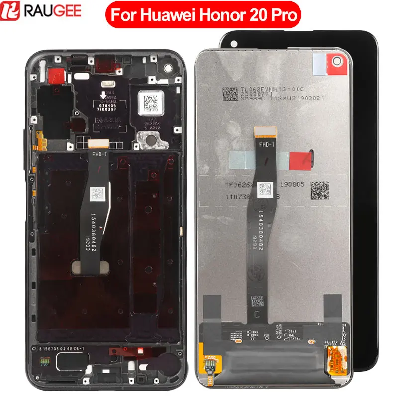 ЖК дисплей для Huawei Honor 20 Pro сенсорный экран дигитайзер сменная стеклянная панель