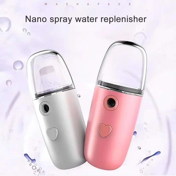 

50ML Mini Nano Sprayer USB Cooling Mist Mini Face Humidifier Hydrating Anti-aging Wrinkle Beauty Exquisite Skin Care Equipment