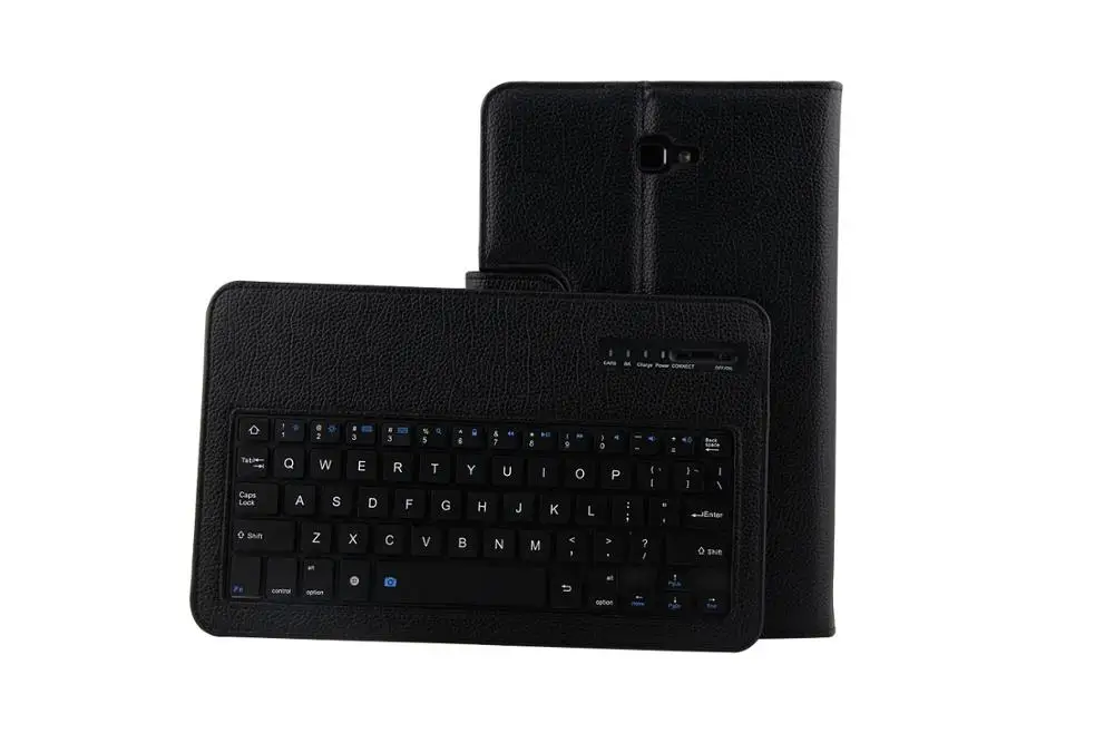Black Магнитный чехол для samsung Galaxy Tab A 9,7 T550 T555 с клавиатурой PU кожаный чехол для samsung T550 T555 - Цвет: Black