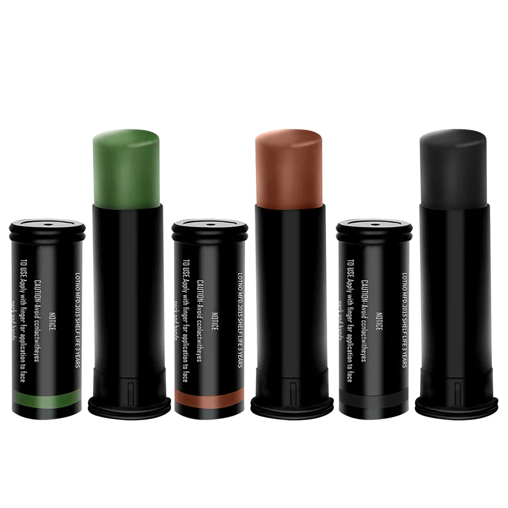 3pcs Woodland Camouflage Camo Color Cream Body Face Paint Tube Stick For Outdoor Field Camouflage Oil Suit For camouflage body paint