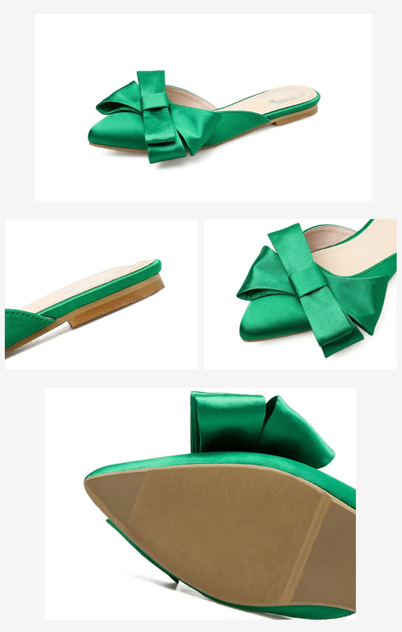 Casual Low-heeled Woman Flats Fashion Pointed Toe Slingbacks Lady Spring Footwear Comfortable Outdoor Female Slippers SE5049 (2)