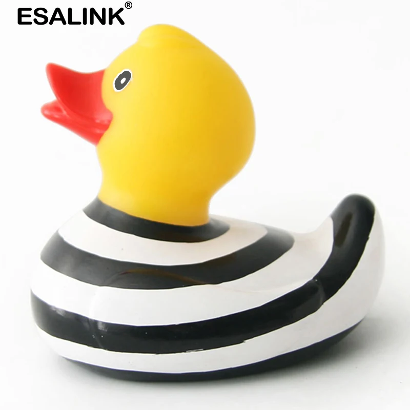 ESALINK 9 5 см детские игрушки для ванной ПВХ резиновые черно белые полосатые детей