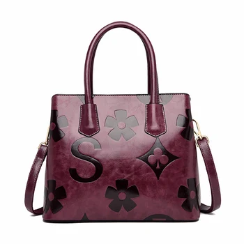 

Large Capacity Luxury Handbags Genuine Leather Women Bags Top Handle Tote Crossbody Shoulder Bags for Women Ladies Hand Bags