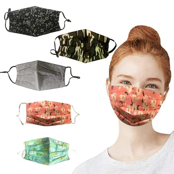 

Adult Windproof Face Mask Washable Mouth Mask Face Shield Reusable Breathable Face Shield Cloth mondmaskers Mascarilla Tela