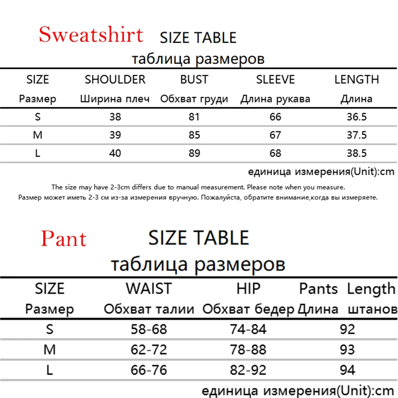 Rapwriter Size Table