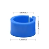 100 Pcs Pigeon Foot Rings No Words and Numbers Birds Colored Rings Birds Training Supplies Inner Diameter 8mm Identify Pigeons 5
