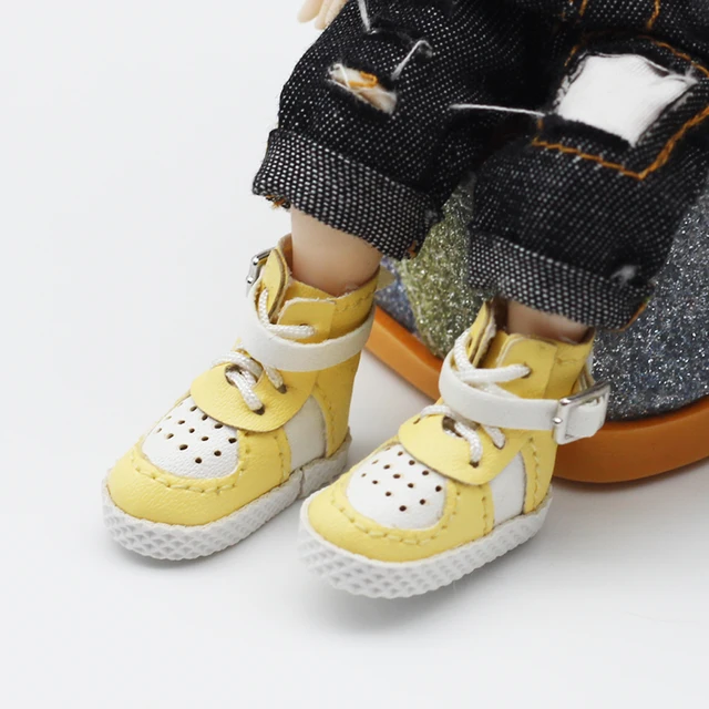 OB11 Doll Clothes Fashion Sports Shoes High boots for obitsu 11,holala,1/12bjd,GSC doll clothes accessories 4