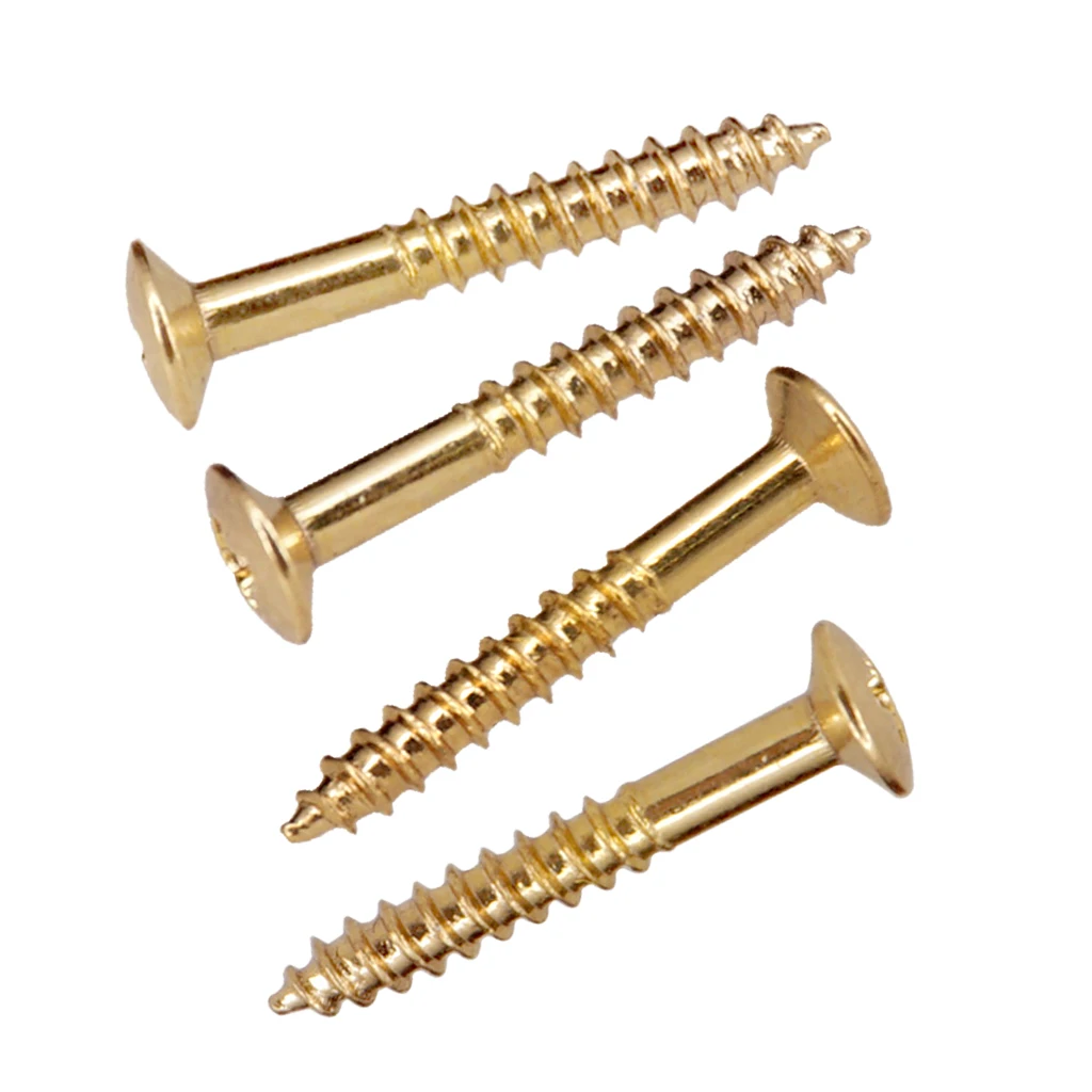 40 Pieces Humbucker Pickup Ring Mounting Screws for Electric Guitar Parts