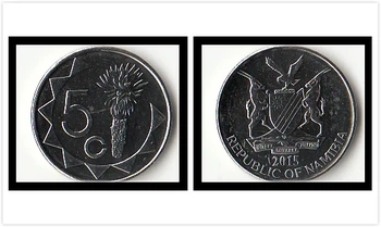 

Namibia 5 Points 2015 Edition New Coins Africa New Original Coin Unc Collectible Real Rare Commemorative