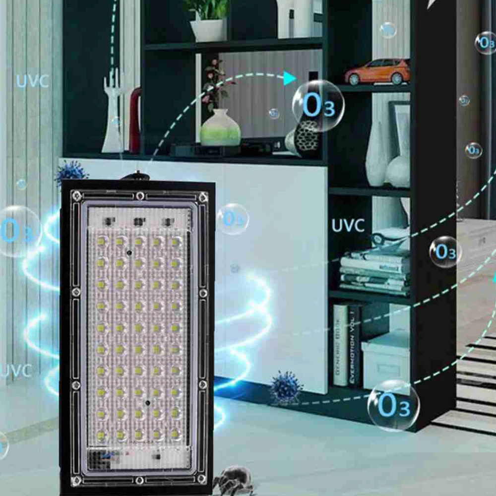 50W Led Ultraviolet Germicidal Disinfection Light UVC Lamp Spotlight 110V 220V Outdoor Garden Wall lamp Sterilization Flood Lamp 1