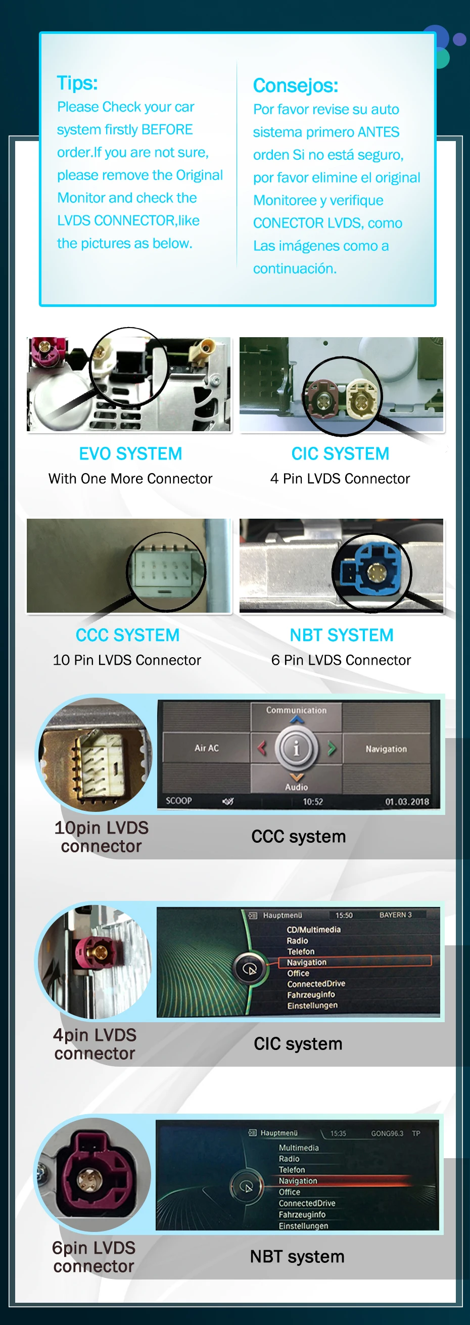 Sale 4G 64G Android 9.0/7.1 Auto Radio GPS for BMW F20/F21/F30/F31/F34/F32/F33/F36 NBT System Navigation IPS Screen no DVD Player 6