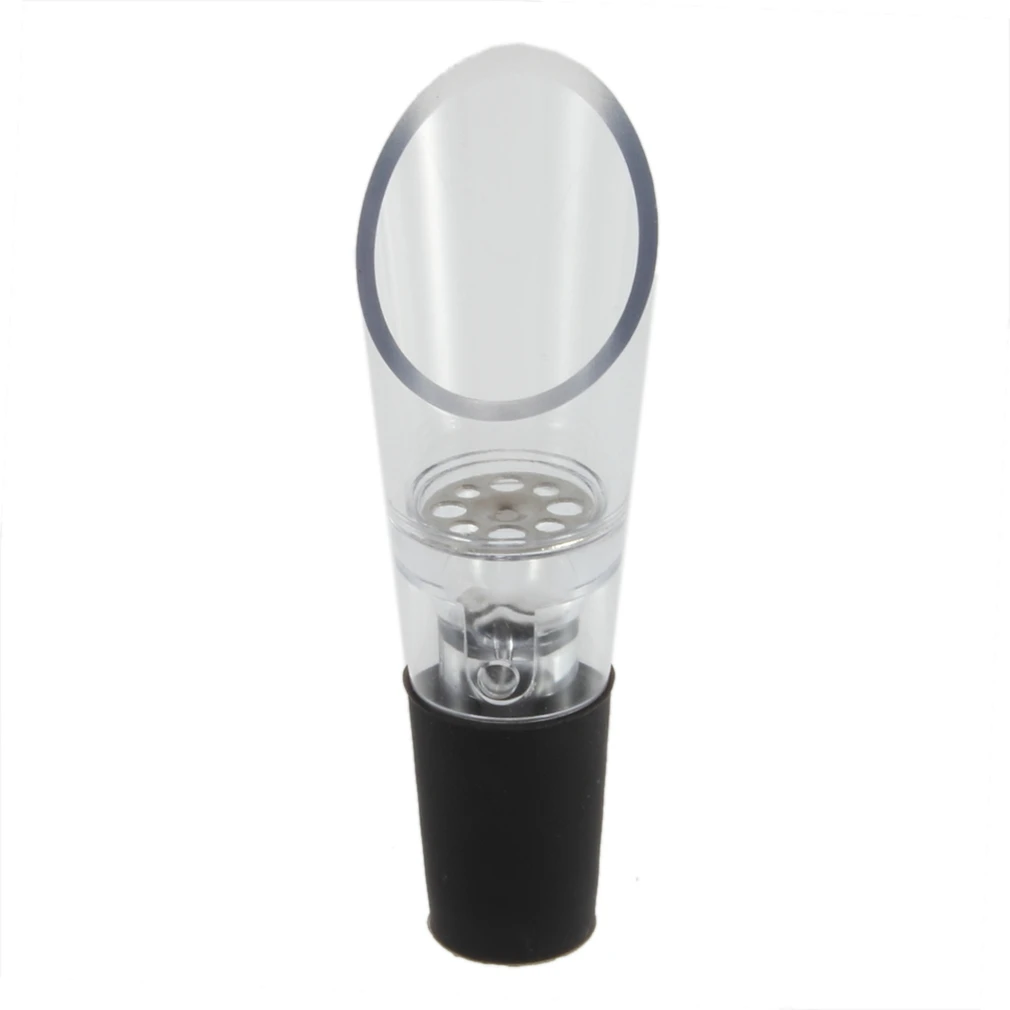 

Acrylic Stainless Wine Pour Spout Bottle Stopper Decanter Aerator Bottle Plug Cap Pour Pourer Seal Cap Shutdown Spout