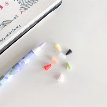 

Cute Candy Color Silicone Tip Protector For Apple Pencil 2/1 For iPad Tablet Touch Pen Silicone Nib Case Cute Pencil Tip Cover