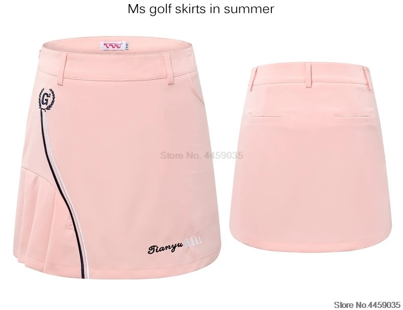 Женский летний комплект с юбкой для похудения, мягкий тонкий высокоэластичный спортивный костюм, блузка с коротким рукавом, короткая плиссированная юбка для гольфа, D0682