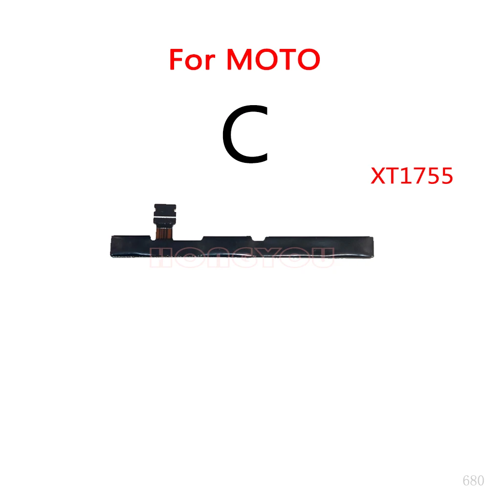 10 шт./лот для Motorola MOTO C XT1755 Plus Кнопка питания переключатель кнопка громкости