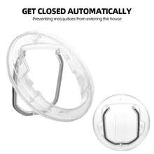 Дверь для животных для экрана с 4 способами Блокировка прозрачная дверь для собак для котенка и щенков ферромагнитная автоматическая дверь для собаки