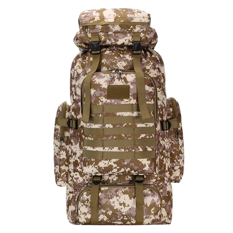 80L Водонепроницаемый Тактический Рюкзак Molle Camo, военный армейский походный рюкзак для кемпинга, рюкзак для путешествий, спортивная сумка для альпинизма на открытом воздухе