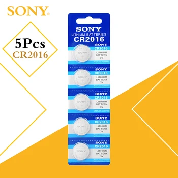 

5pcs FOR SONY CR2016 Button Batteries LM2016 BR2016 DL2016 Cell Coin Lithium Battery 3V CR 2016 For Watch Electronic Toy Remote