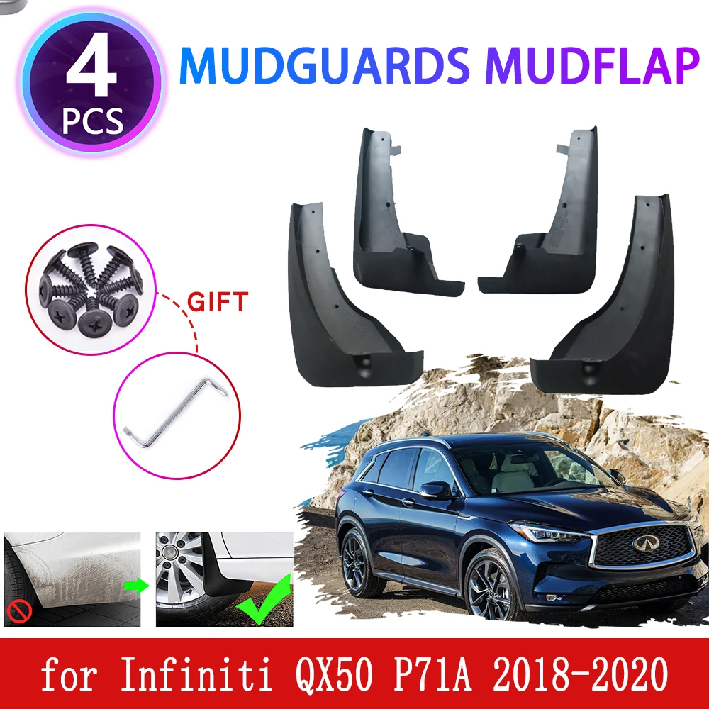 Новые 4 шт. для Infiniti QX50 P71A 2018 2019 2020 Брызговики брызговики передние и задние