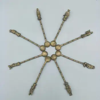 

Pure copper eight immortal medicine scoop, brass medicine tool, small copper scoop, pharmacy ornaments