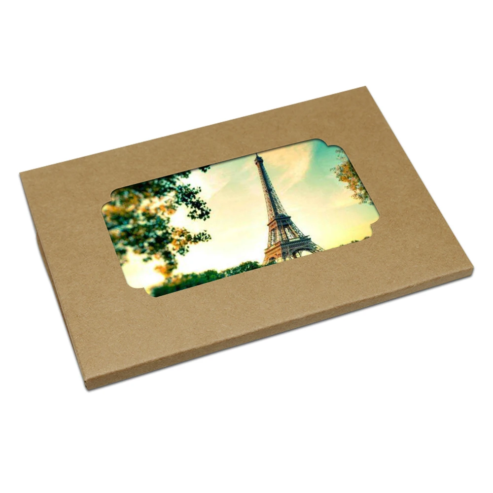  250pcs/Lot DHL Birthday Party Favors Cardboard Package Box For Postcard Invitation Cards With Windo - 4.0006E+12