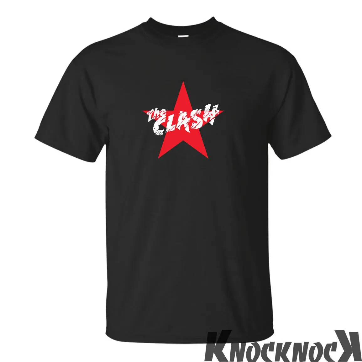 

The Clash Rock Band Legend Star Logo New T-Shirt Unisex Size S M L XL 2XL Tops wholesale Tee custom Environtal printed Tshirt ch