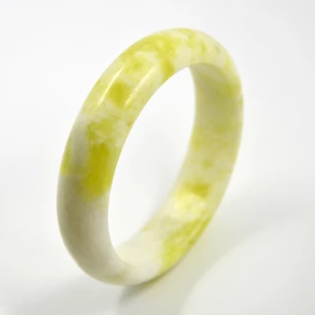 

Natural authentic Shaanxi Lantian Yujiang flower jade summer women's bracelet women's Bracelet