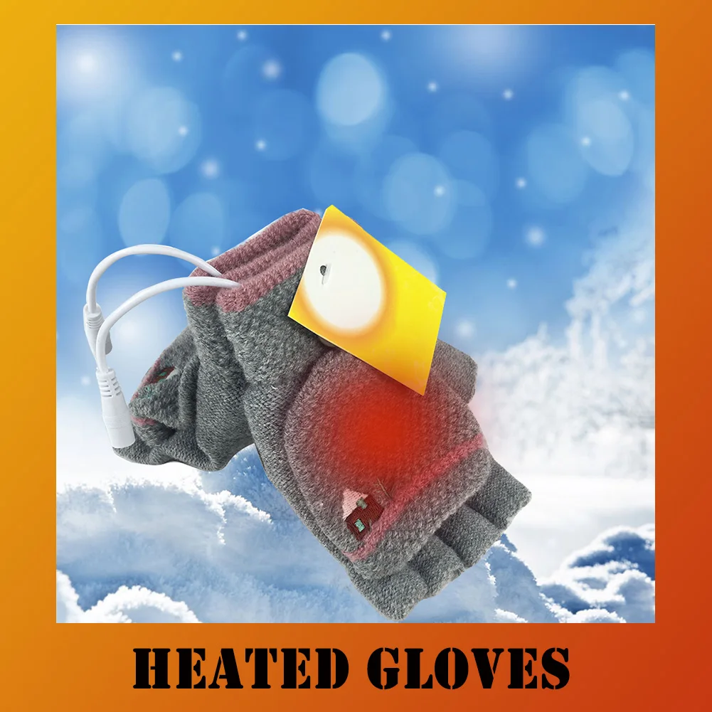 

USB Charging Gloves Heating Cashmere Material