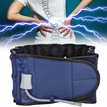 

Lumbar Support Inflatable Unisex Men Women Pain Relief Therapy Lower Back Traction Device Blue Waist Support Belts Health Care