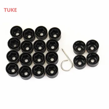 

RWSYPL Qty20 Brand Black Wheel Lug Bolt Nut Cover Cap Dismantle Tools For Golf MK5 Polo Rabbit 1K0 601 173 1K0 601 173 A