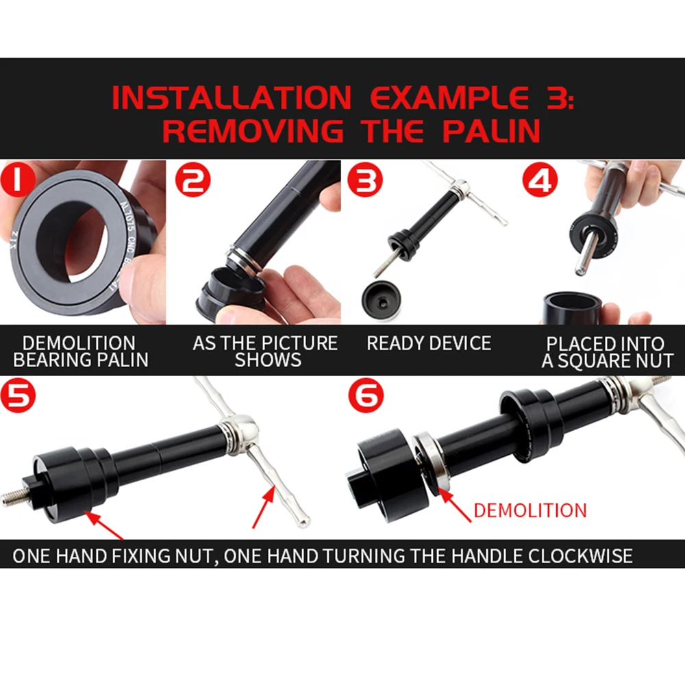 Iycorish Bicycle Bottom Bracket Install and Removal Tool Kit for BB86//BB30//BB91//BB92//PF30 Basic Version