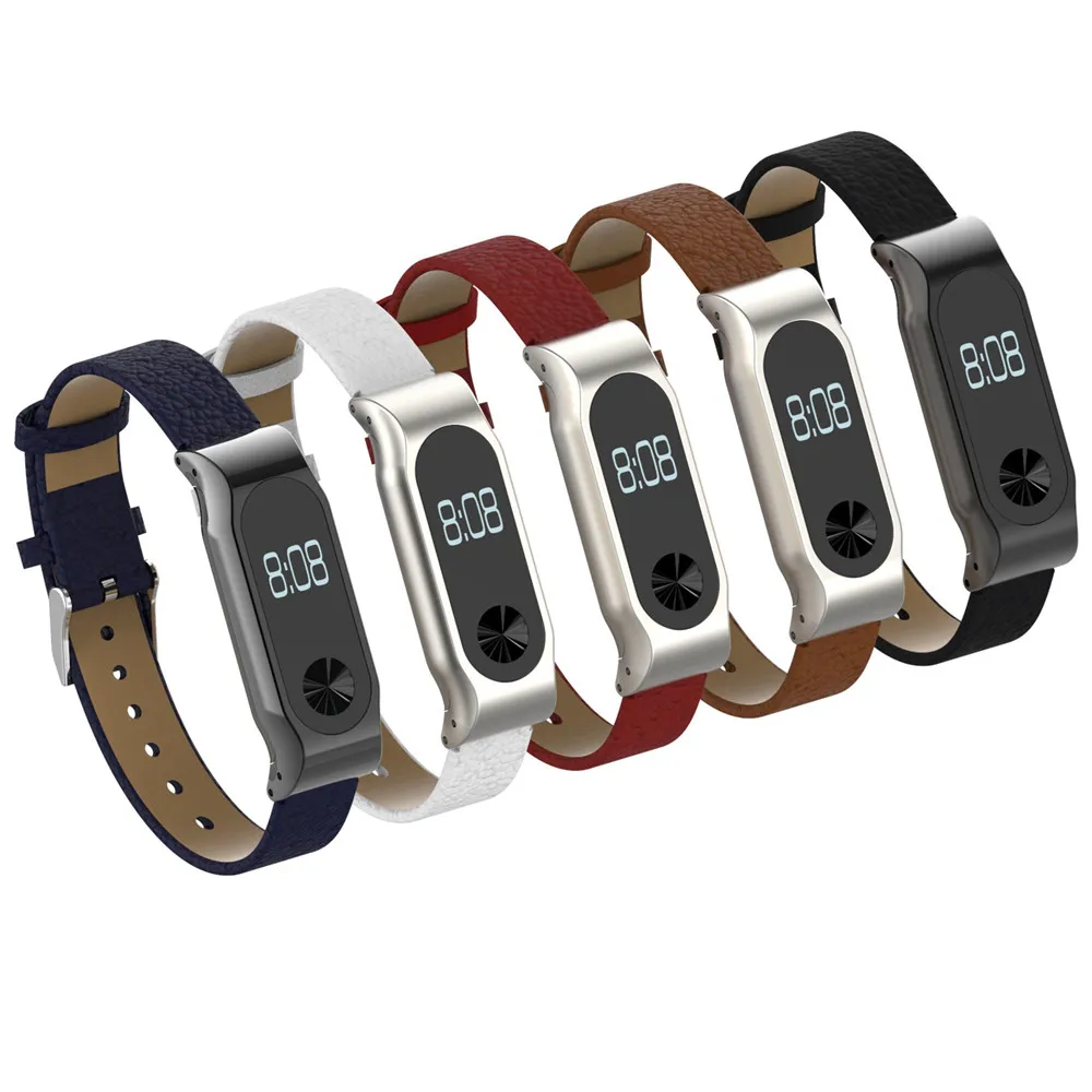 Кожаный ремешок на запястье для смарт браслета Mi Band 2|band wrist bands|wrist mi bandxiaomi band |