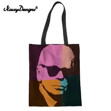 Женская сумка для покупок для девочек, тканевая Хлопковая Сумка-тоут для подростков, тканевая сумка на плечо, дизайнерская пляжная сумка Saco Compras