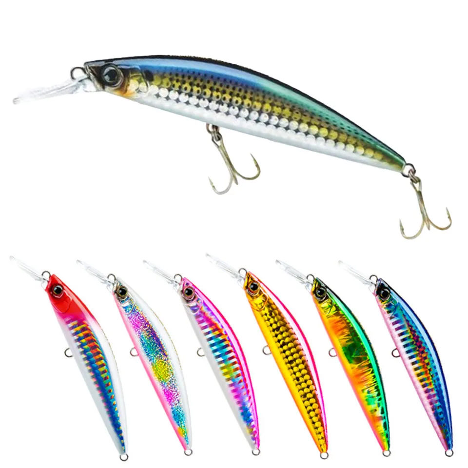 New Outdoor Fishing Lure Length 90mm Weight 27g Sinking Submerged Swing Bait 3D Eye Bionic Artificial Hard | Спорт и развлечения